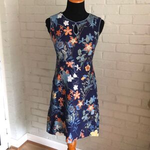 Lands’ End Ponte keyhole summer dress